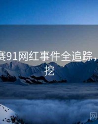 每日大赛91网红事件全追踪，一起深挖