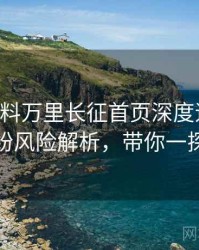 0788. 黑料万里长征首页深度追踪：合约纠纷风险解析，带你一探究竟