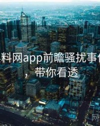 1178. 黑料网app前瞻骚扰事件全纪录，带你看透