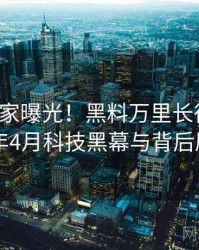 0547. 独家曝光！黑料万里长征首页2024年4月科技黑幕与背后原因
